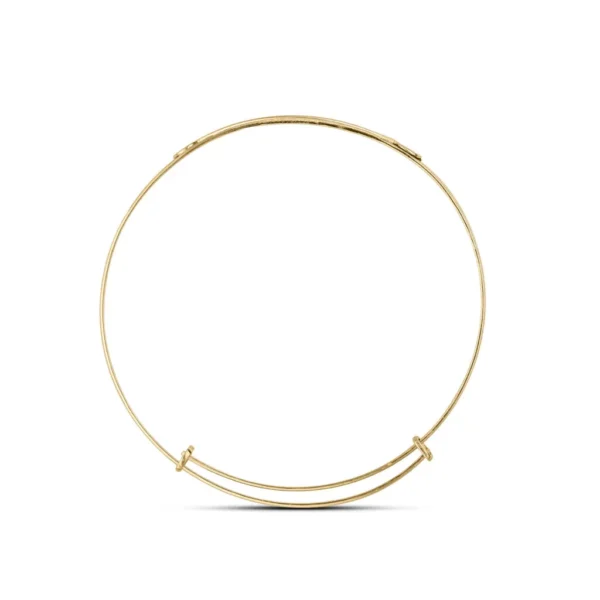 Personalised 9ct Gold Baby Bangle (0-1yrs) - Image 2