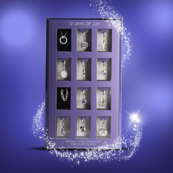 Jewellery Advent Calendar with Swarovski Crystals 12 Days for Christmas - Image 3