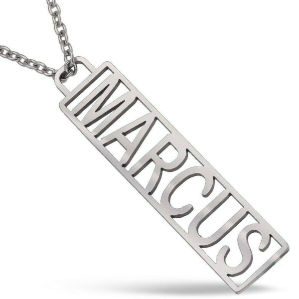 Personalised Stainless Steel Dog Tag Necklace