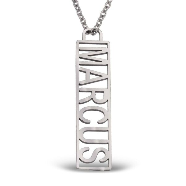 Personalised Stainless Steel Dog Tag Necklace - Image 3