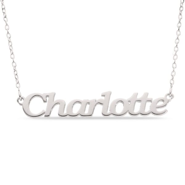 Personalised Sterling Silver Name Necklace