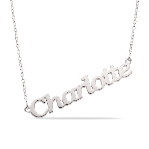 Personalised Sterling Silver Name Necklace - Image 3