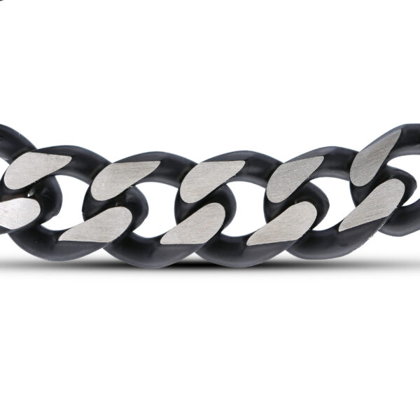 Stainless Steel 2 Tone Men's Bracelet - Image 3