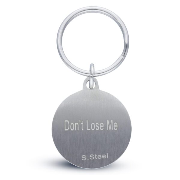 Personalised Solid Key Ring Disc - Image 2