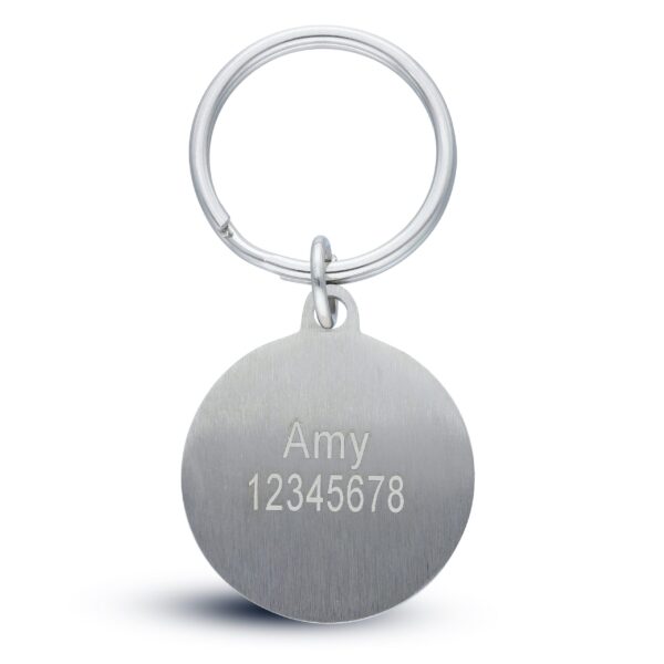 Personalised Solid Key Ring Disc - Image 3